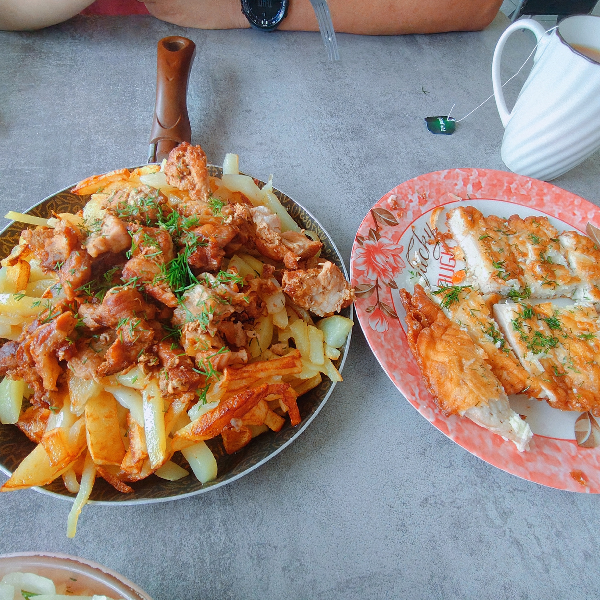 Наш обед (фото автора) 