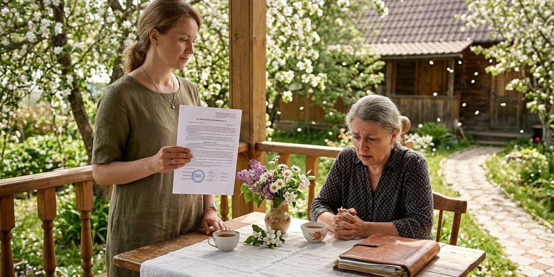 «Это наша семейная дача. Ты здесь просто понаехала», - выкрикнула золовка. Я показала документ, где стояла только моя подпись