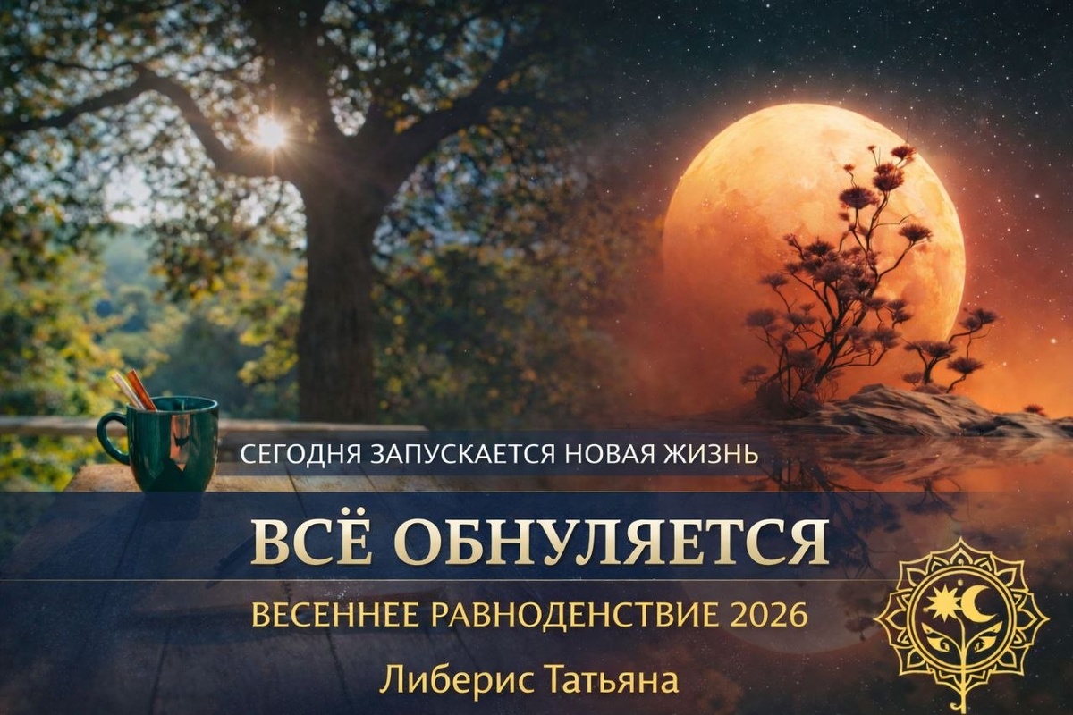 Сегодня запускается новый жизненный цикл.
И Вы уже это чувствуете.
Раздражение без причины?
Усталость или пустота внутри?
Это не случайно.
Это точка обнуления, которую нельзя игнорировать.
