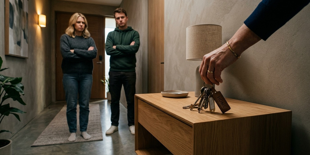 «Положи ключи на тумбочку, ты будешь приходить только по выходным», - сказала невестка. А я взяла и выгнала сына из квартиры