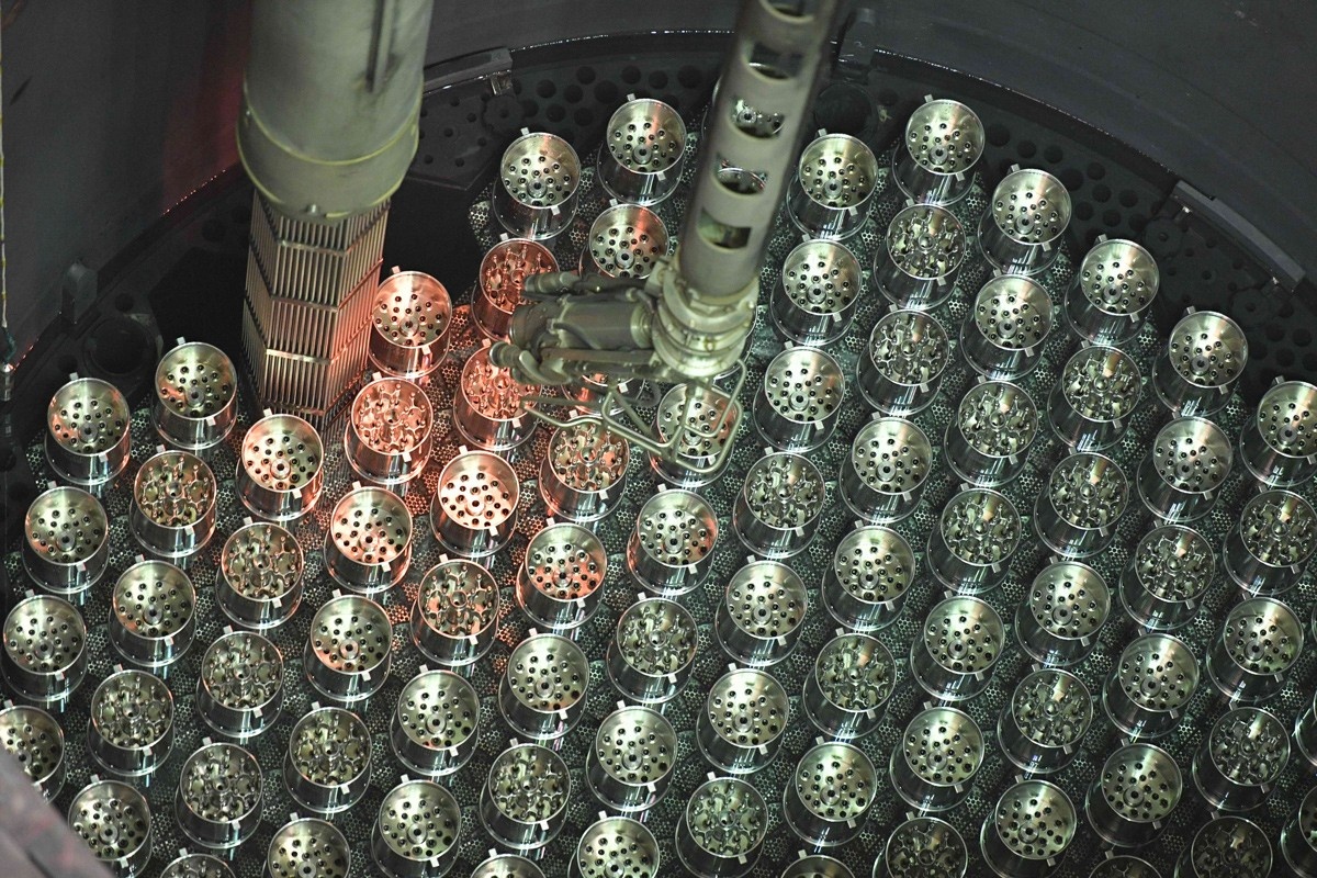 Активная зона реактора ВВЭР-1000 второго энергоблока Ростовской АЭС