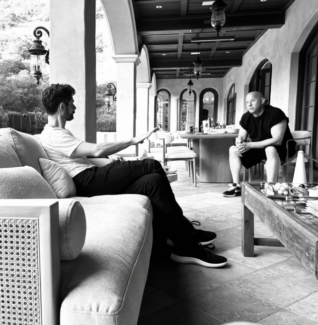    Майкл Лессли и Вин Дизель. Фото: @vindisel (Instagram*)