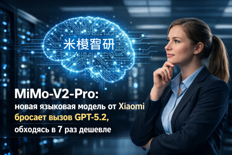    Новая языковая модель MiMo-V2-Pro от Xiaomi конкурирует с GPT-5.2 и Claude Opus 4.6 по тестам, но стоит в 7 раз дешевле. Обзор возможностей, цен и перспектив.