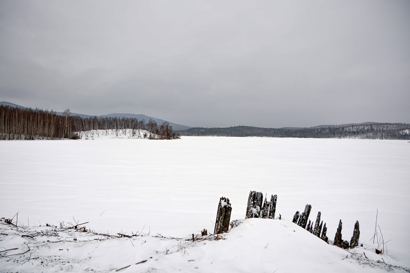 Богородский пруд в Карабаше (Челябинская область)