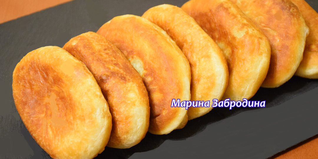 Воздушные жареные пирожки с капустой (на кефире)