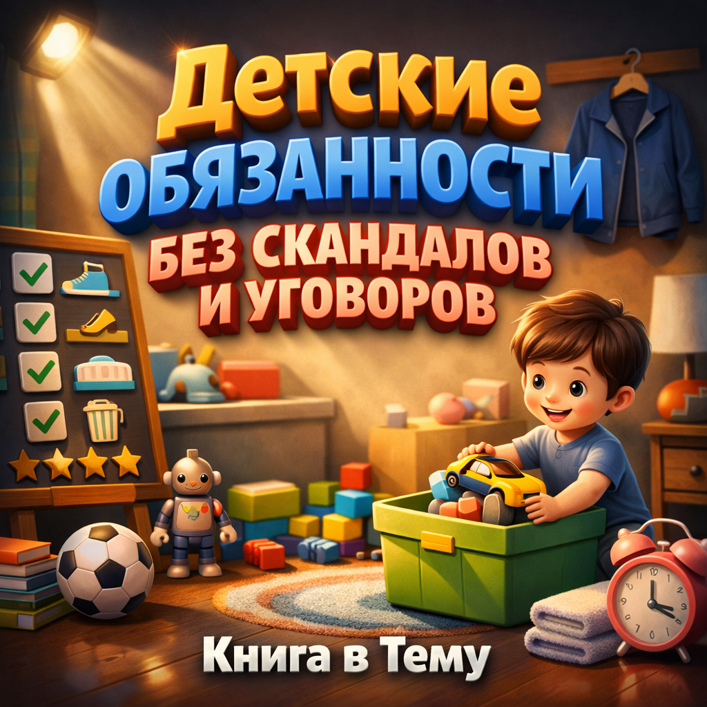 Как организовать детские обязанности без скандалов и постоянных напоминаний