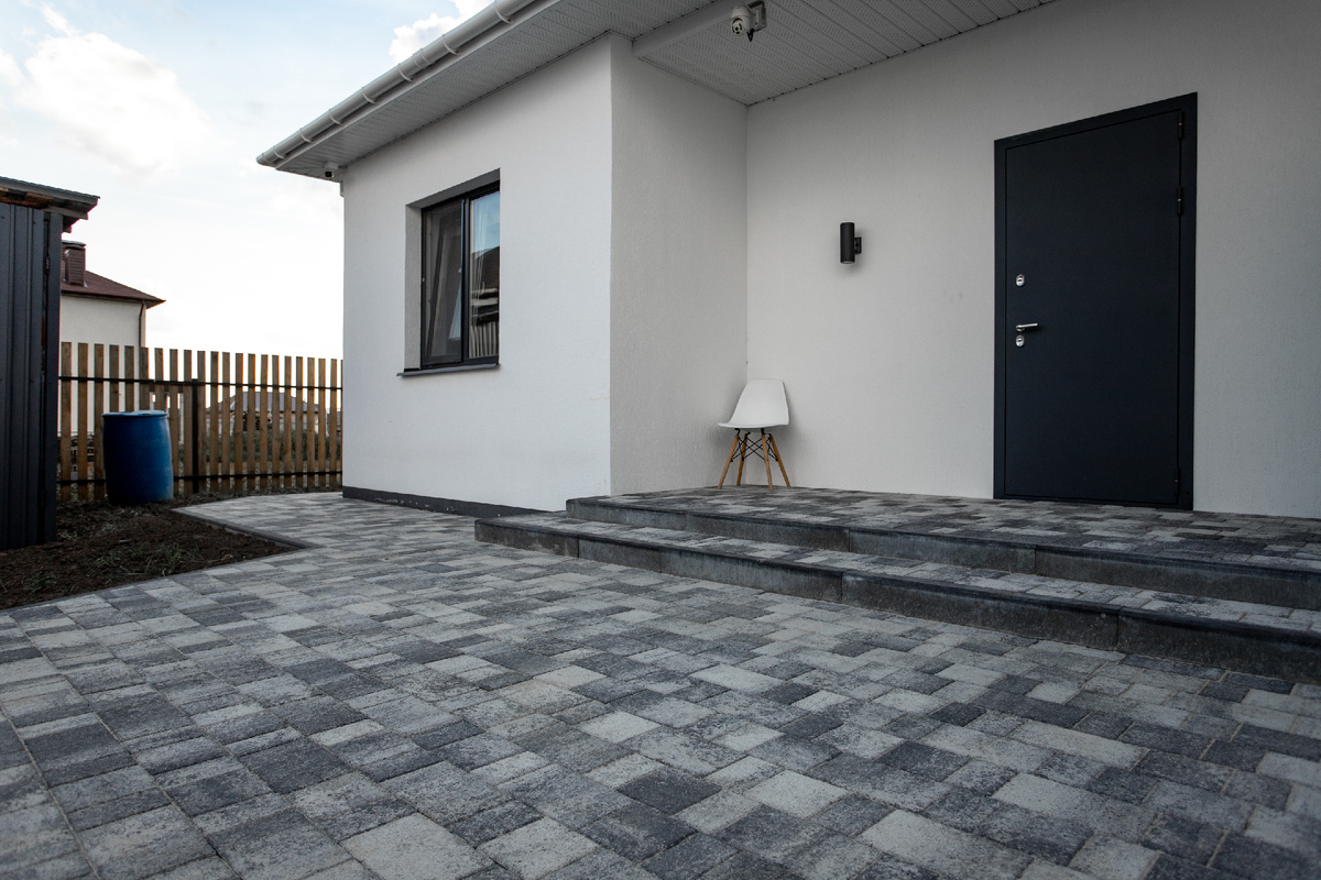 Область применения тротуарной плитки Старый город
