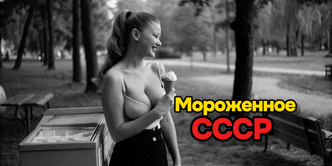 Лизнул и вернулся в СССР - 13 фото советских красоток с мороженным