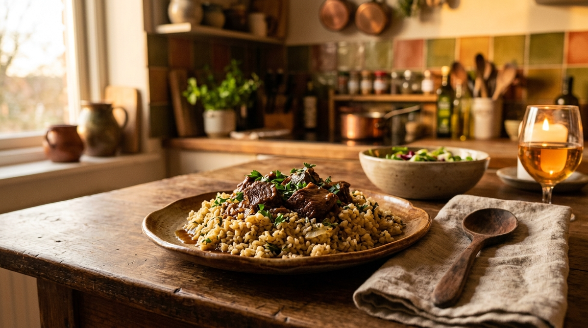 Булгур с мясом на сковороде: рецепт, который затмил плов