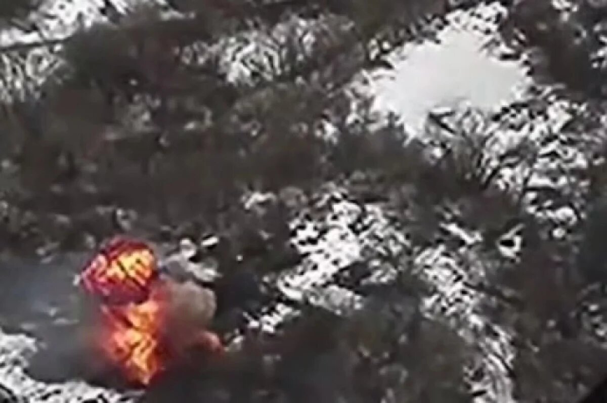    БПЛА разнесли пункт дислокации украинских боевиков в Харьковской области