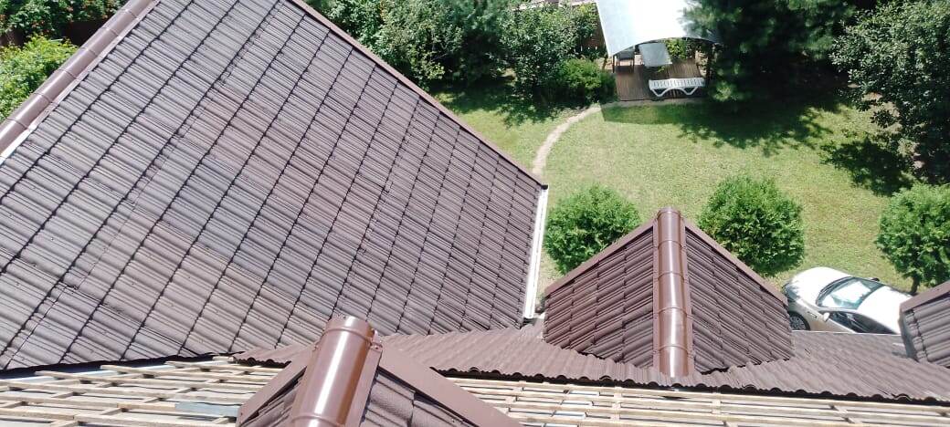 Монтаж тихой кровли Гумибо. Подмосковье.