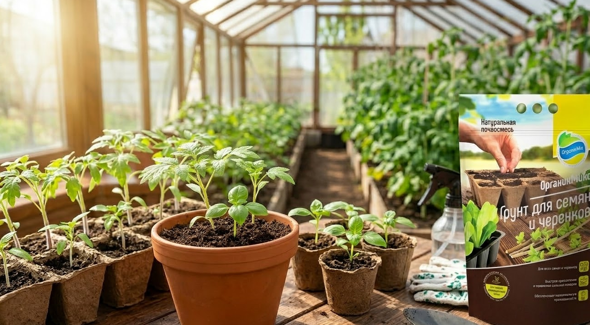 Грунт для рассады и черенков Organic Mix