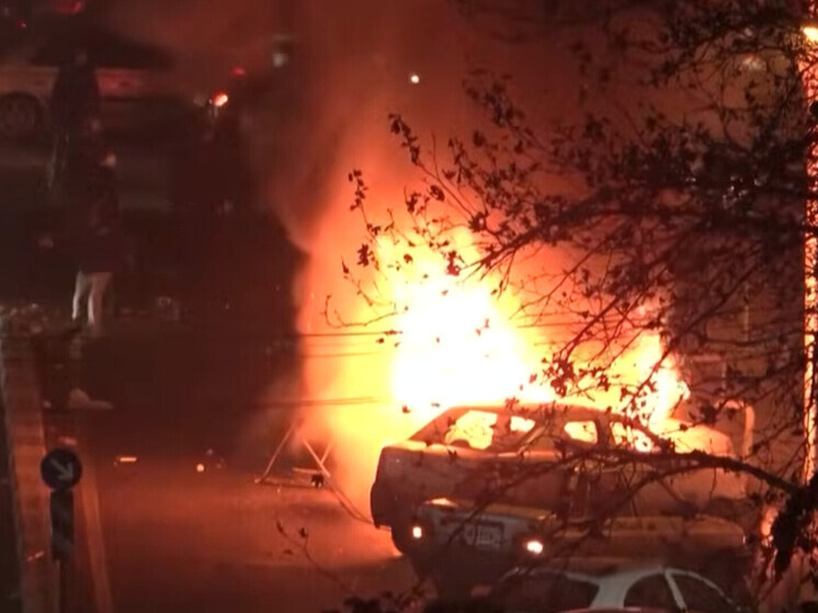     Протесты в Иране в январе 2026 года. Фото: кадр из видео.