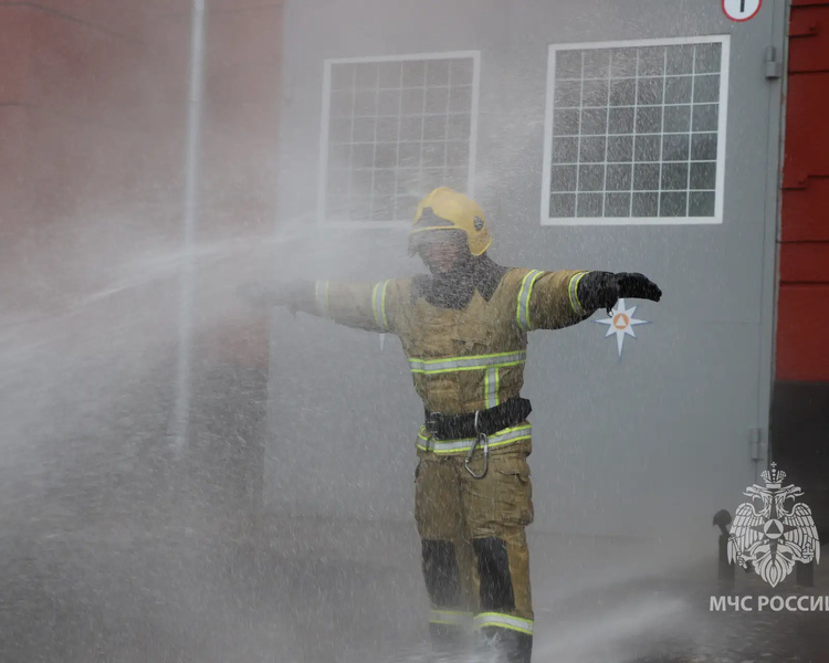     В Курске проводили на пенсию пожарного, спасшего жизни людей на Чехова