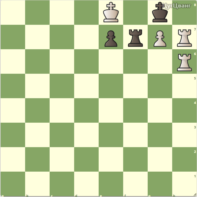 Белые начинают и дают мат в два хода