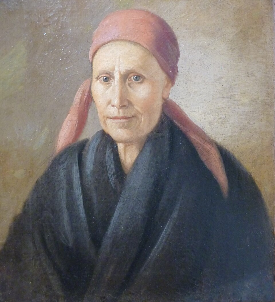 Портрет матери Корзухина, автор А. И. Корзухин, 1850-е годы
