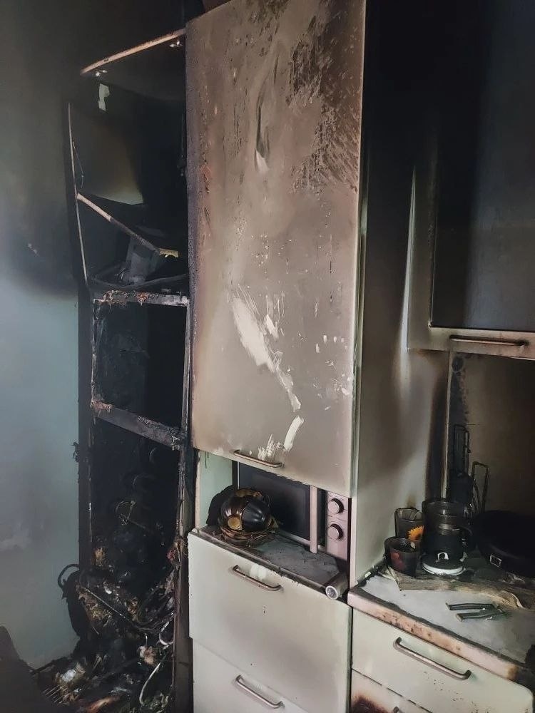    Владимир кухня пожар