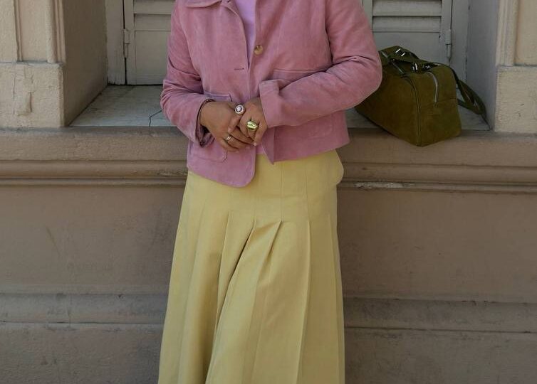 Продолжая тему лоферов показываю лук дня в пастельных тонах