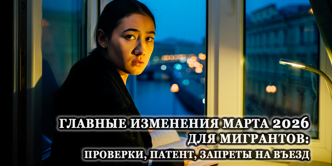 Главные изменения марта 2026 для мигрантов: проверки, патент, запреты на въезд