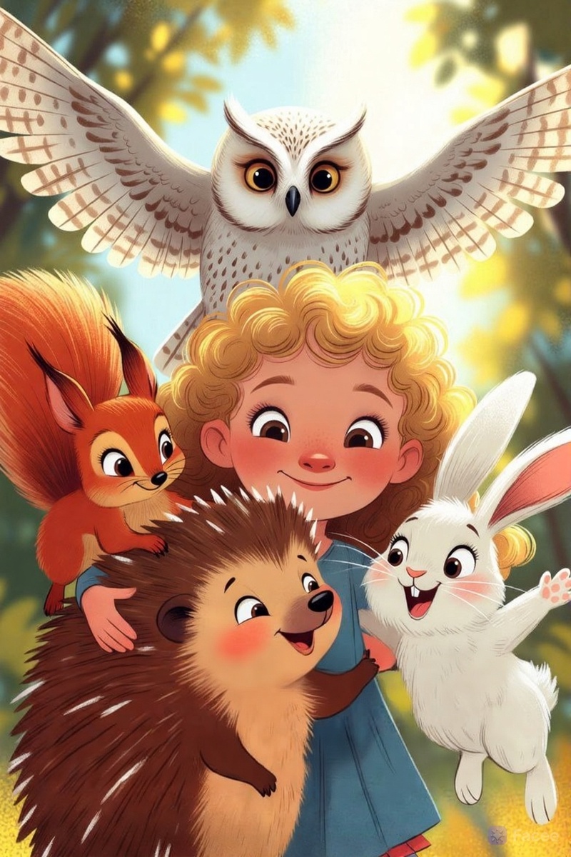 Друзья Кудряшки (авторское право rikkirayden@yandex.ru)