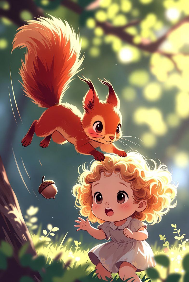 Белочка Хвостик (авторское право rikkirayden@yandex.ru)