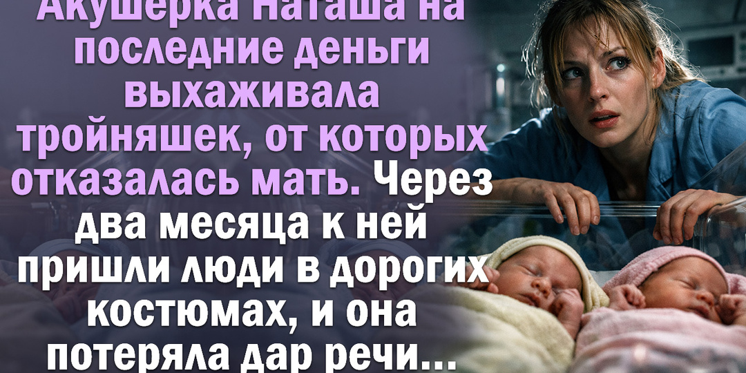 Акушерка Наташа на последние деньги выхаживала тройняшек, от которых отказалась мать.