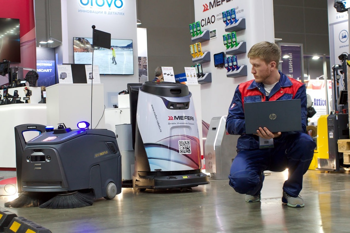 Роботы и Auto-ID MEFERI на TransRussia | SkladTech 2026
