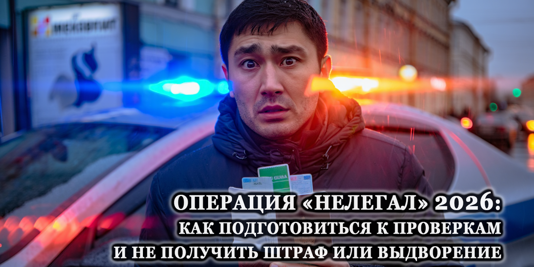 Операция «Нелегал» 2026: как подготовиться к проверкам и не получить штраф или выдворение