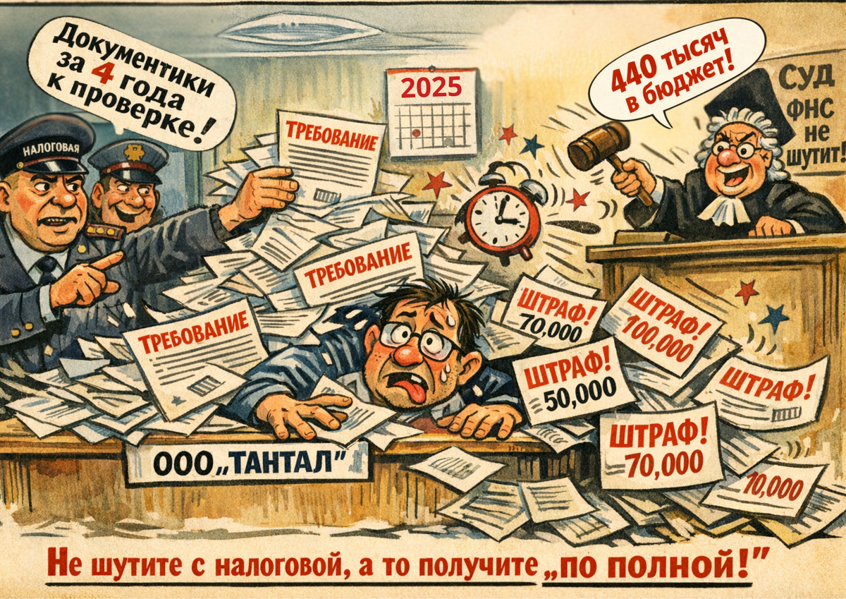 Как не получить штрафы от налоговой на крупную сумму