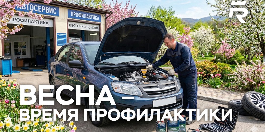 ВЕСНА ПРИШЛА. 7 ВАЖНЫХ ПРОЦЕДУР ДЛЯ ПРОФИЛАКТИКИ АВТОМОБИЛЯ.