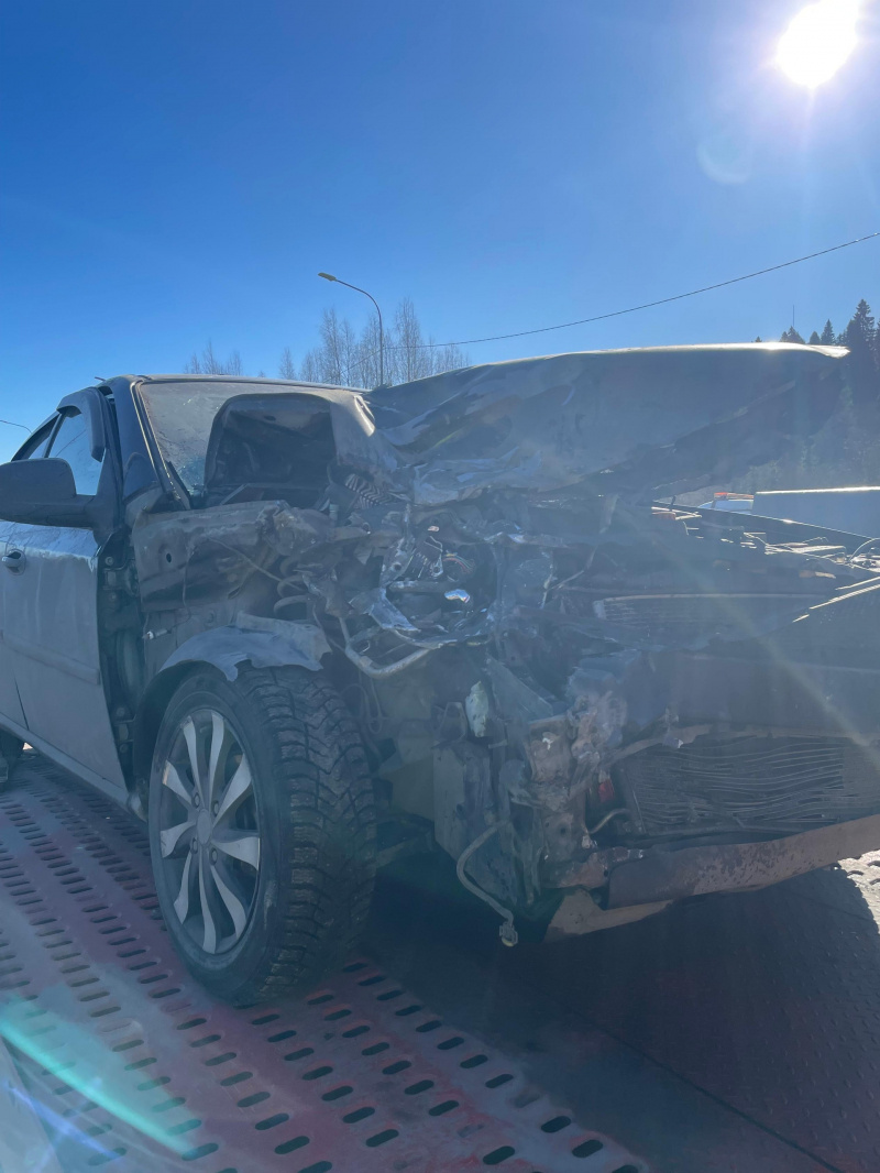    Неопытная женщина-водитель устроила ДТП на въезде в ПетрозаводскГАИ Петрозаводска