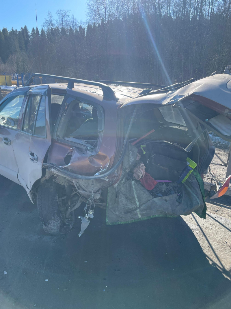    Неопытная женщина-водитель устроила ДТП на въезде в ПетрозаводскГАИ Петрозаводска