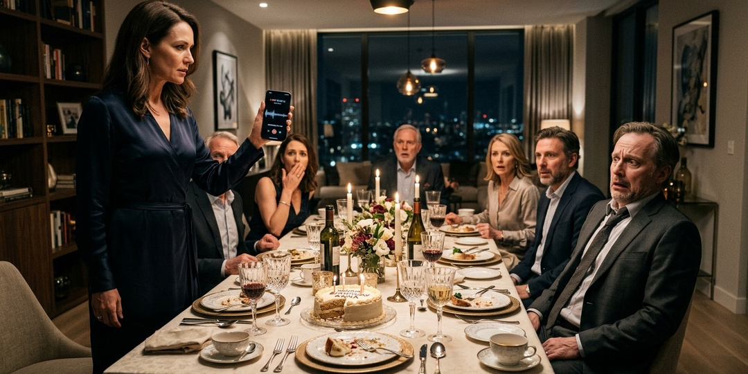 «Посмотрите на неё - 40 лет, а ума как у ребёнка», - сказал муж при друзьях. Я улыбнулась и включила запись его вчерашнего разговора