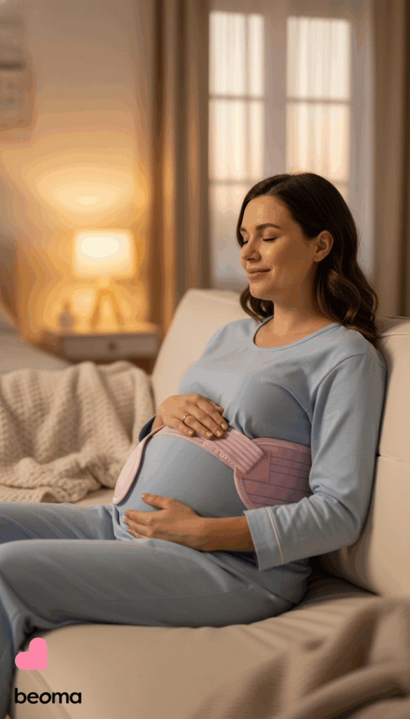    lezhim-v-bandazhe-dlya-beremennykh-kogda-eto-bezopasno-i-pochemu-est-protivopokazaniya Beoma