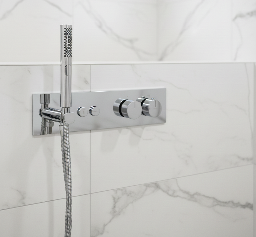 Смеситель с термостатом Allen Brau в интерьере