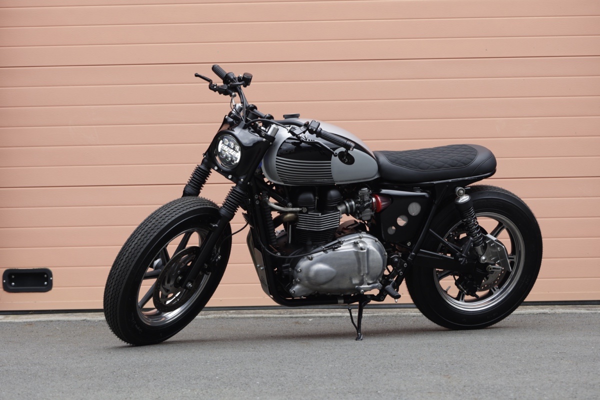 Triumph T100 в стиле «Хот-род»