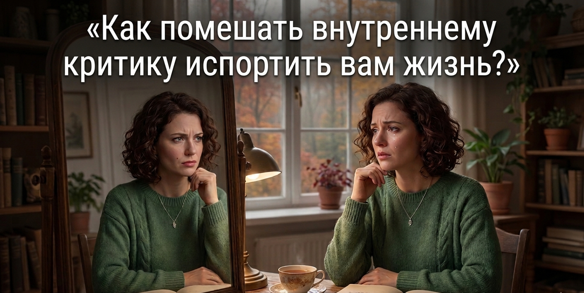 Вы когда‑нибудь ловили себя на мысли, что даже когда всё складывается хорошо, внутри звучит голос: «Это случайно», «Недостаточно хорошо», «Ты могла бы лучше»? А что если найти на него управу?
