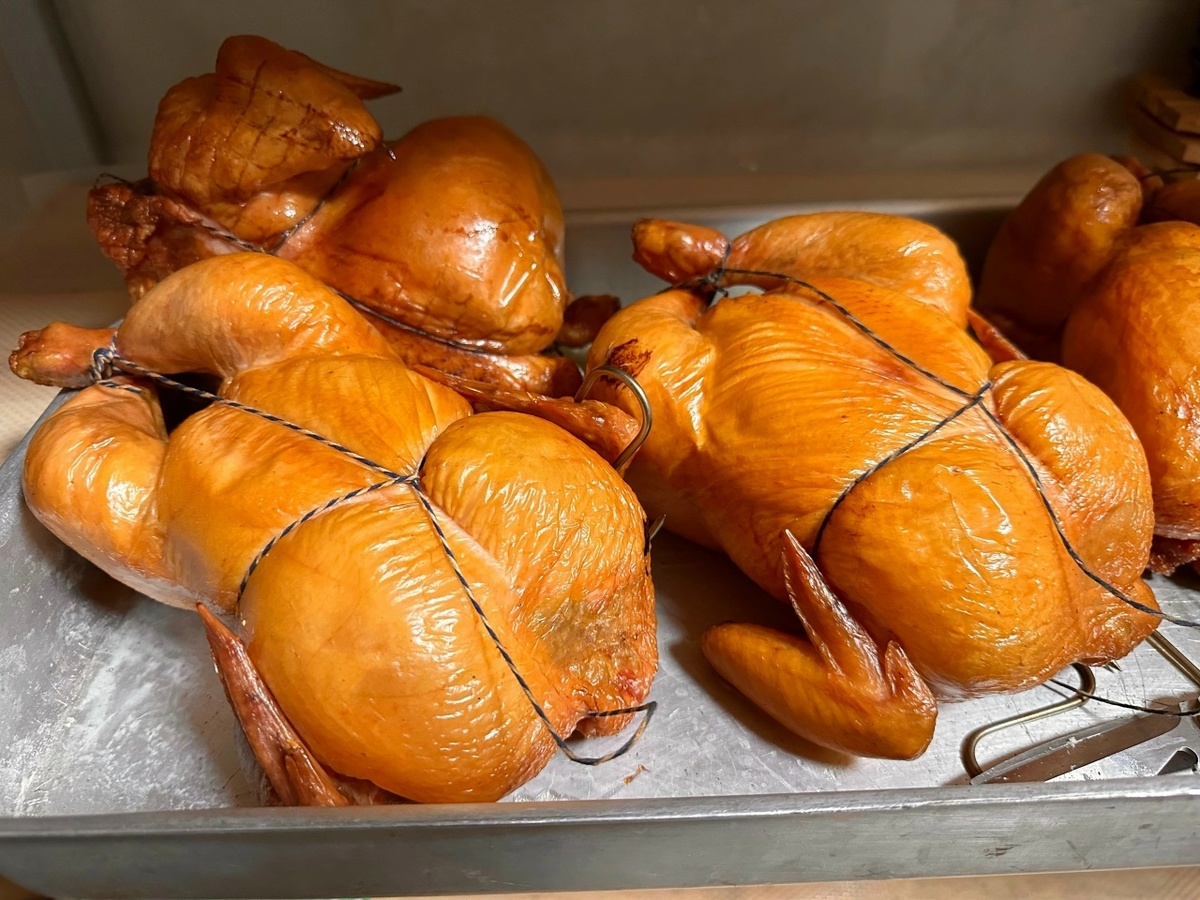 Мои красавицы курочки копченые