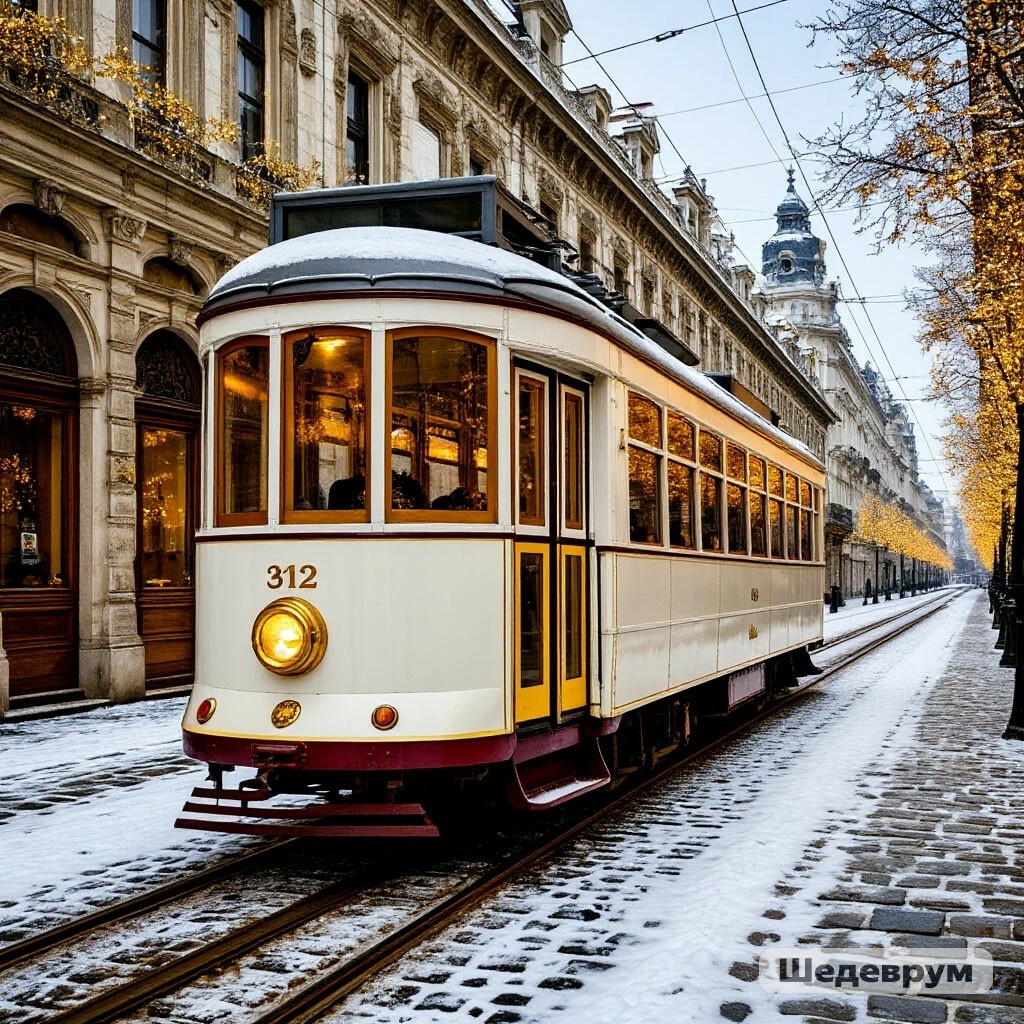 Это я так придумала, как выглядит зимний Петербург. 🙂