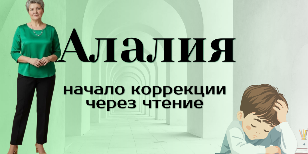 КОРРЕКЦИЯ АЛАЛИИ ЧЕРЕЗ ЧТЕНИЕ