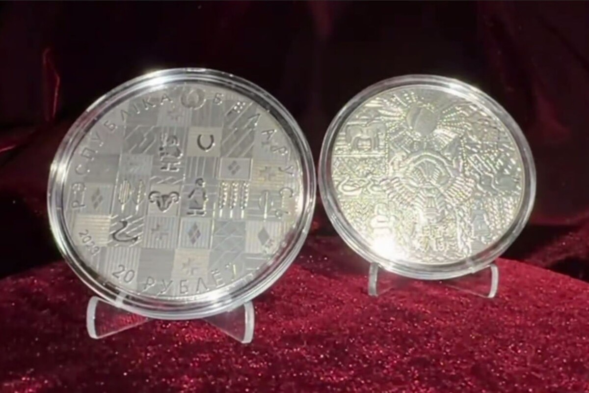  Коллекционные монеты. © Скриншот видео Нацбанка