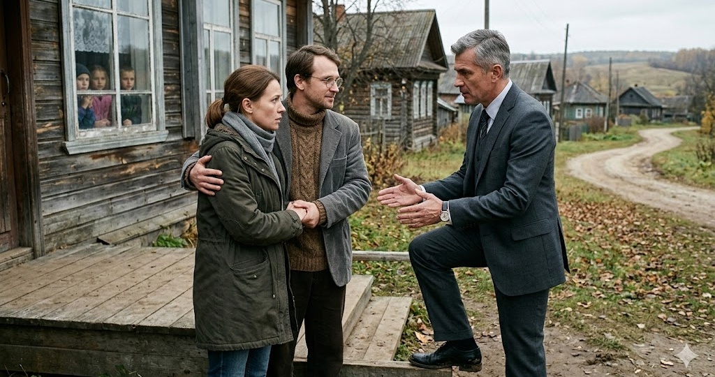 Олигарх был уверен, что купил жену с потрохами, но она сбежала в деревню к школьному учителю