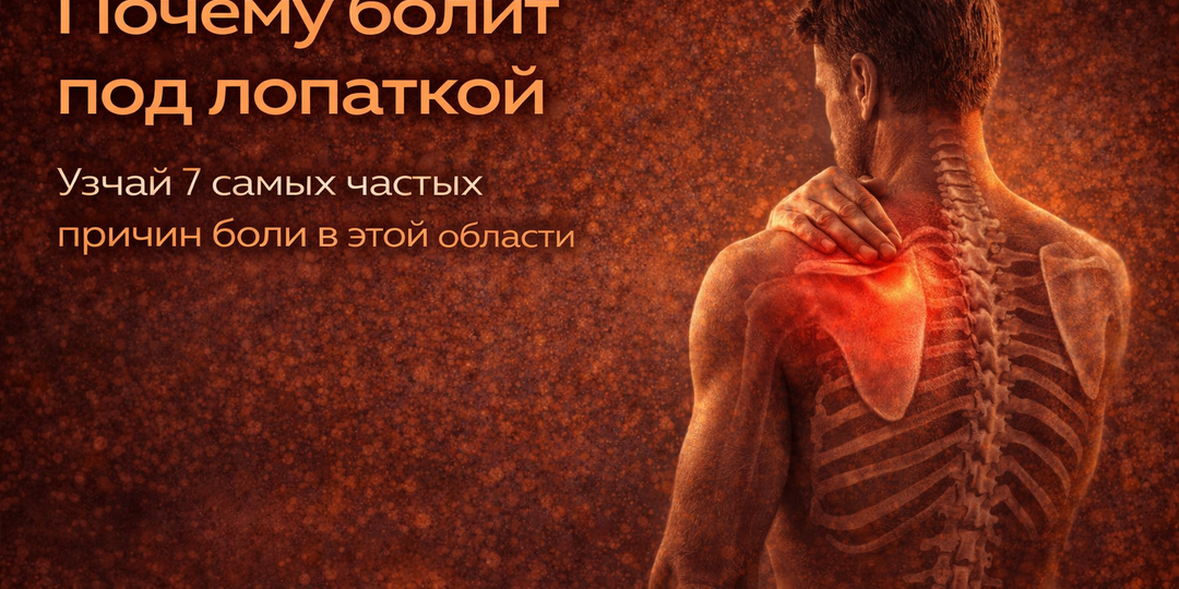 Почему болит под лопаткой