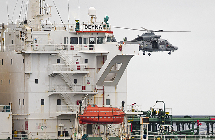    Судно «Дейна».Prefecture maritime de la Mediterranee/Etat Major des Armees/Handout via REUTERS