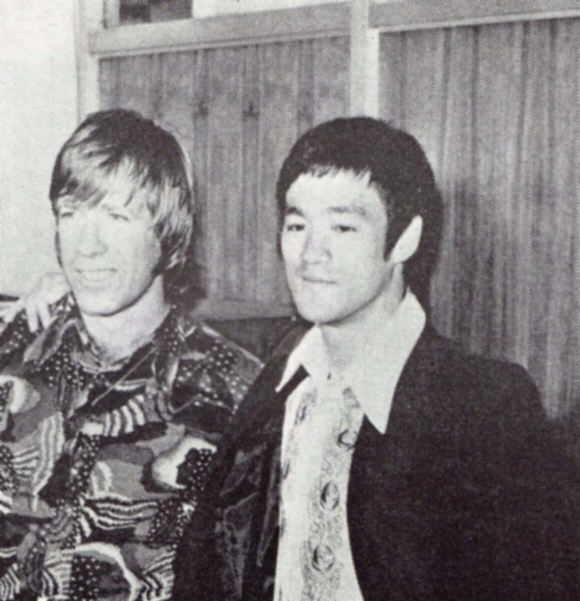 Чак Норрис и Брюс Ли 