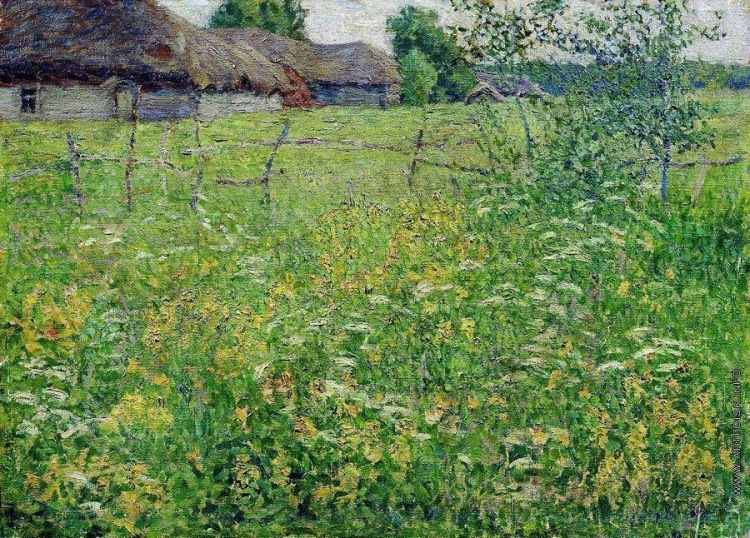 Пейзаж со строениями