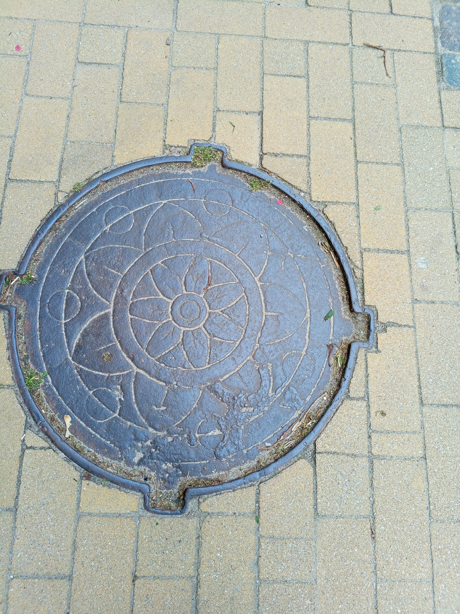 В цветочек .