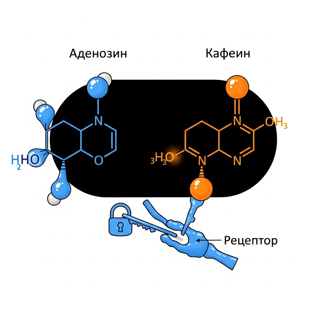аденозин и кофеин