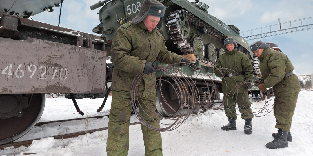 Перевозка 276 мсп по железной дороге в Моздок в декабре 1994 г.