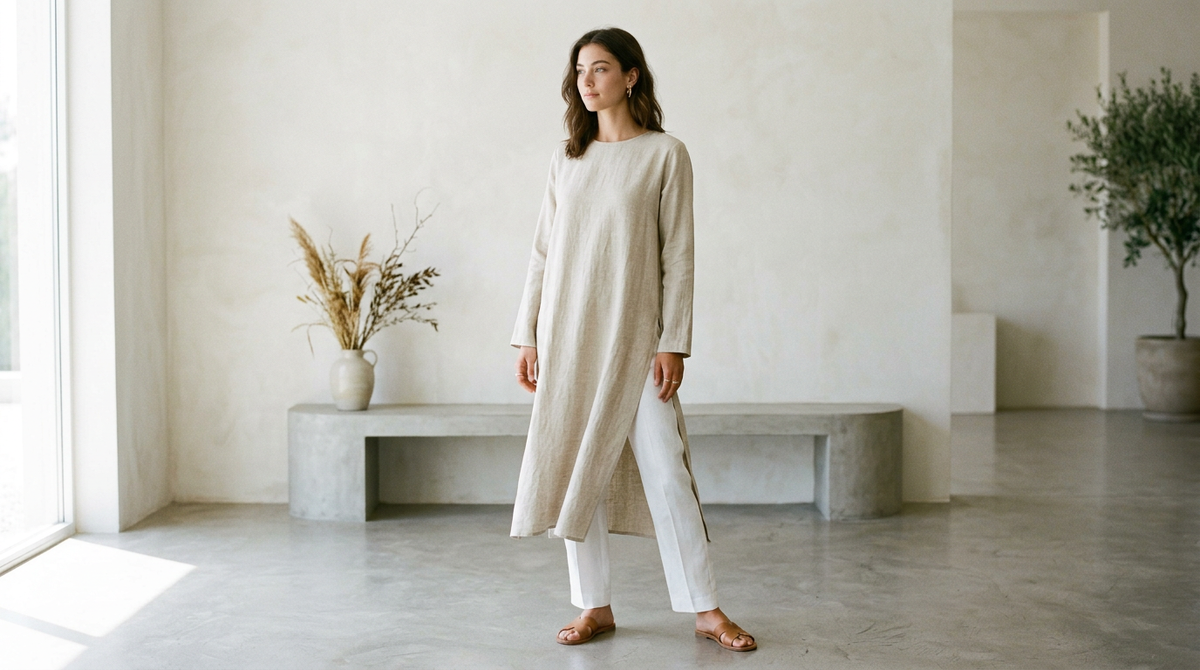 Туника в 2026 году: не бохо-артефакт, а вещь с точным силуэтом